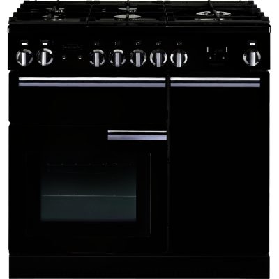 Rangemaster Professional+ 90cm 91930 Natural Gas Range Cooker in Black with FSD Hob Rangemaster Professional+ 90cm 91930 Natural Gas Range Cooker in Black with FSD Hob